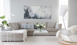 Ghế sofa giường Scandinavia trong danh sách mua ghế sofa đơn giá rẻ với thiết kế đơn giản